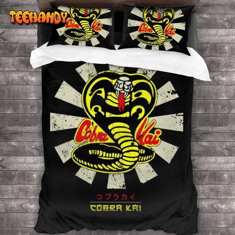 Cobra Kai Duvet Cover Set Cobra Kai Bedding Set