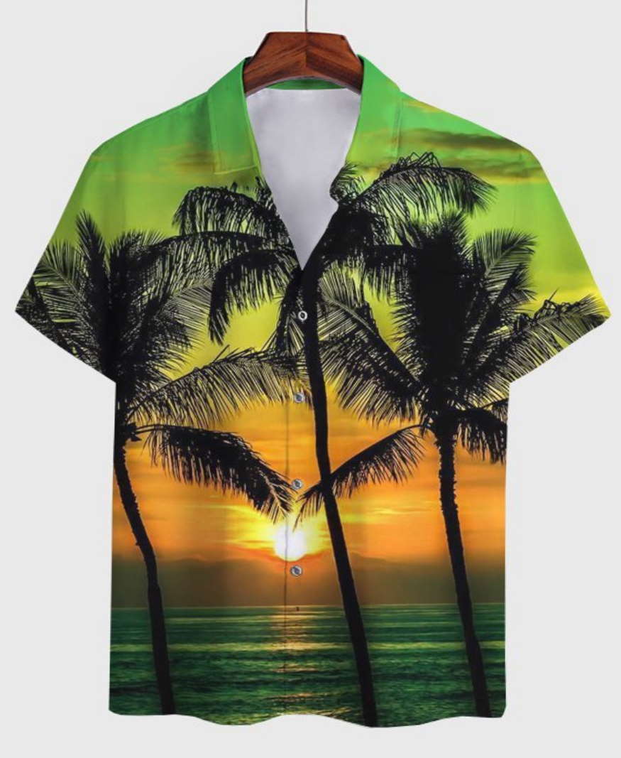 Coconut Tree Summer Vacation Hawaiian Shirt