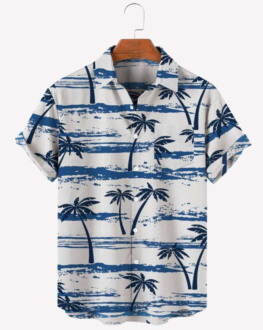 Coconut Tree Wave Hawaiian Shirt