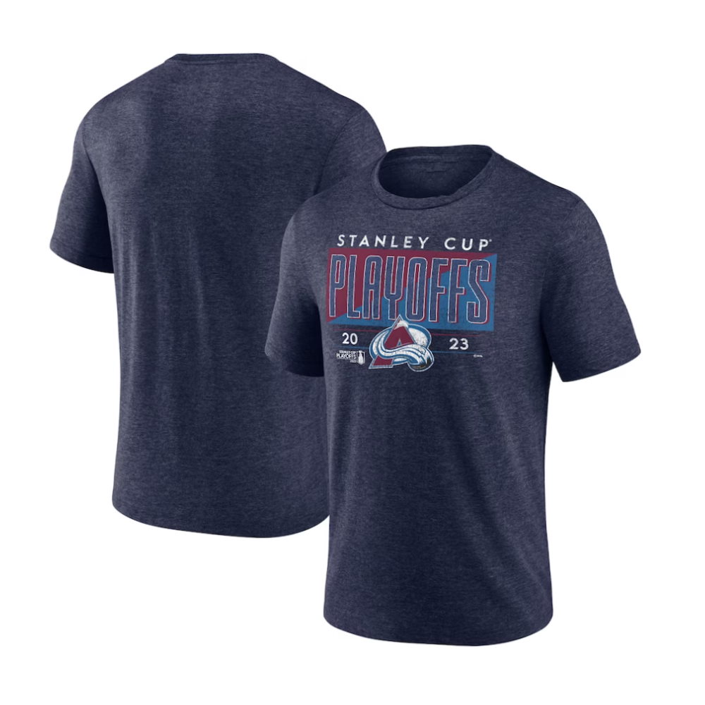 Colorado Avalanche 2023 Stanley Cup Playoffs Tri-Blend T-Shirt