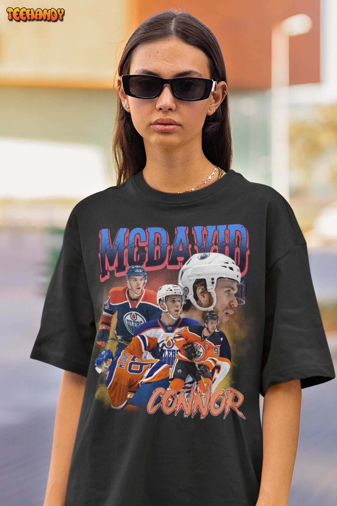 Connor McDavid Shirt Ice Hockey Canadian Championship Sport Sweatshirt