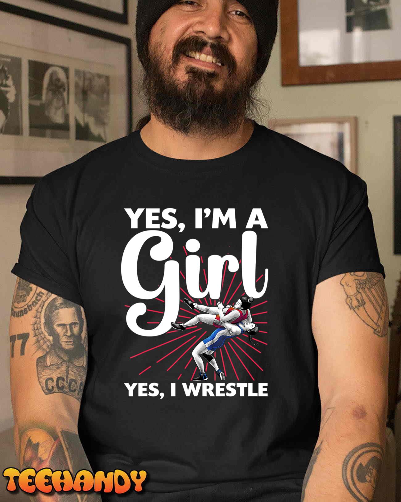 Cool Wrestling For Girls Women Kids Wrestler Athletes Coach T-Shirt