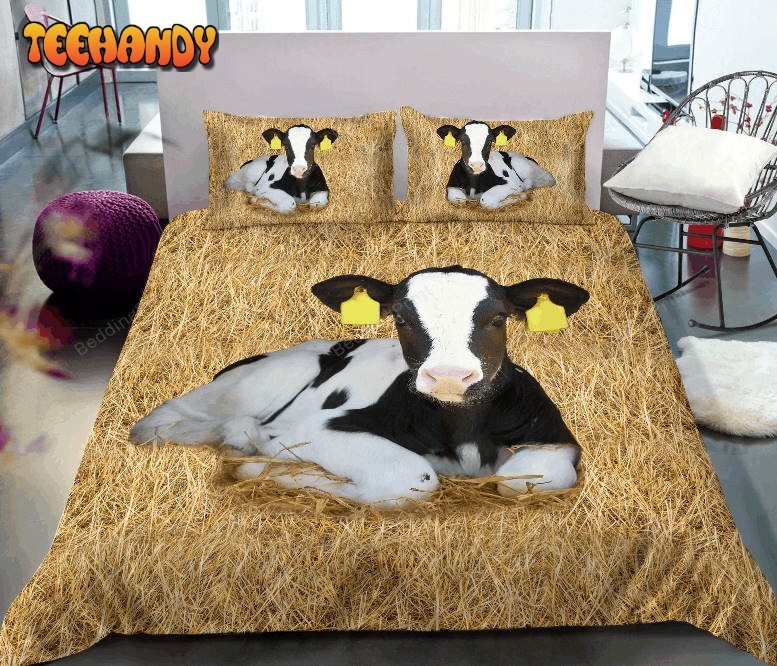 Cow Bed Sheets Spread Duvet Cover Bedding Set