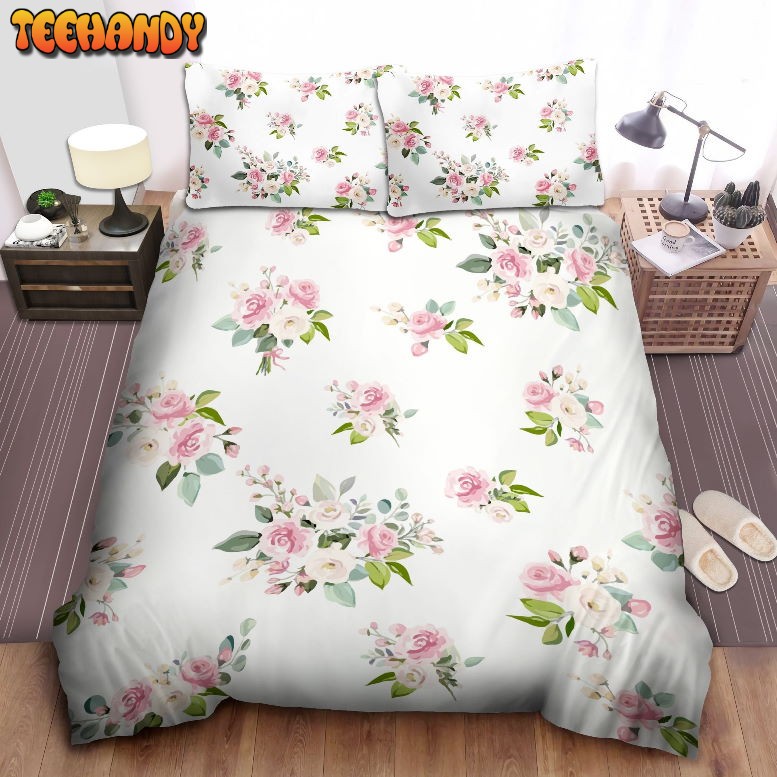 Cozy Line Home Fashions Romantic Pink Peony Flora Bedding Sets