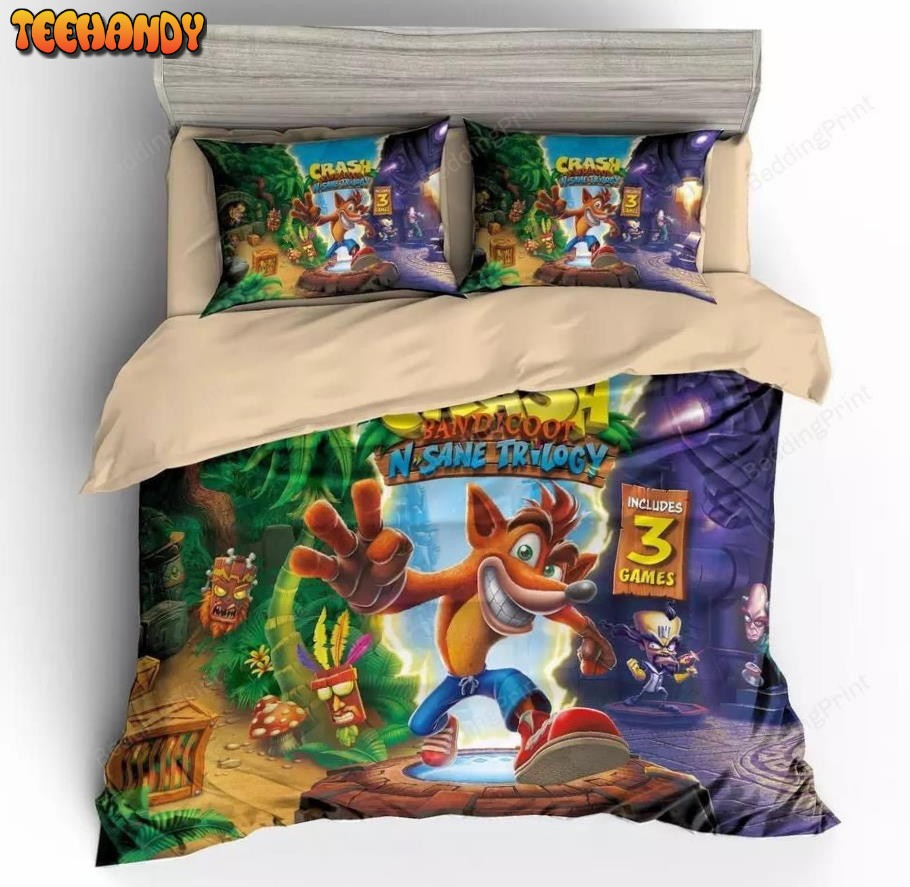 Crash Bandicoot N. Sane Trilogy Bedding Set