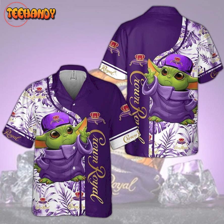 Crown Royal Baby Yoda Hawaiian Shirt