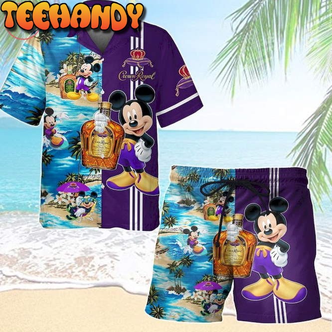 Crown Royal Mickey Hawaiian Shirt