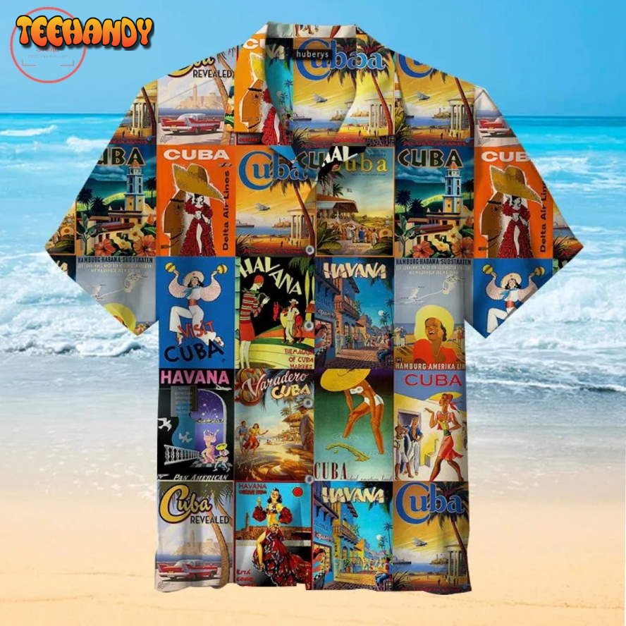 Cuba Havana Beach Travel Hawaiian Shirt