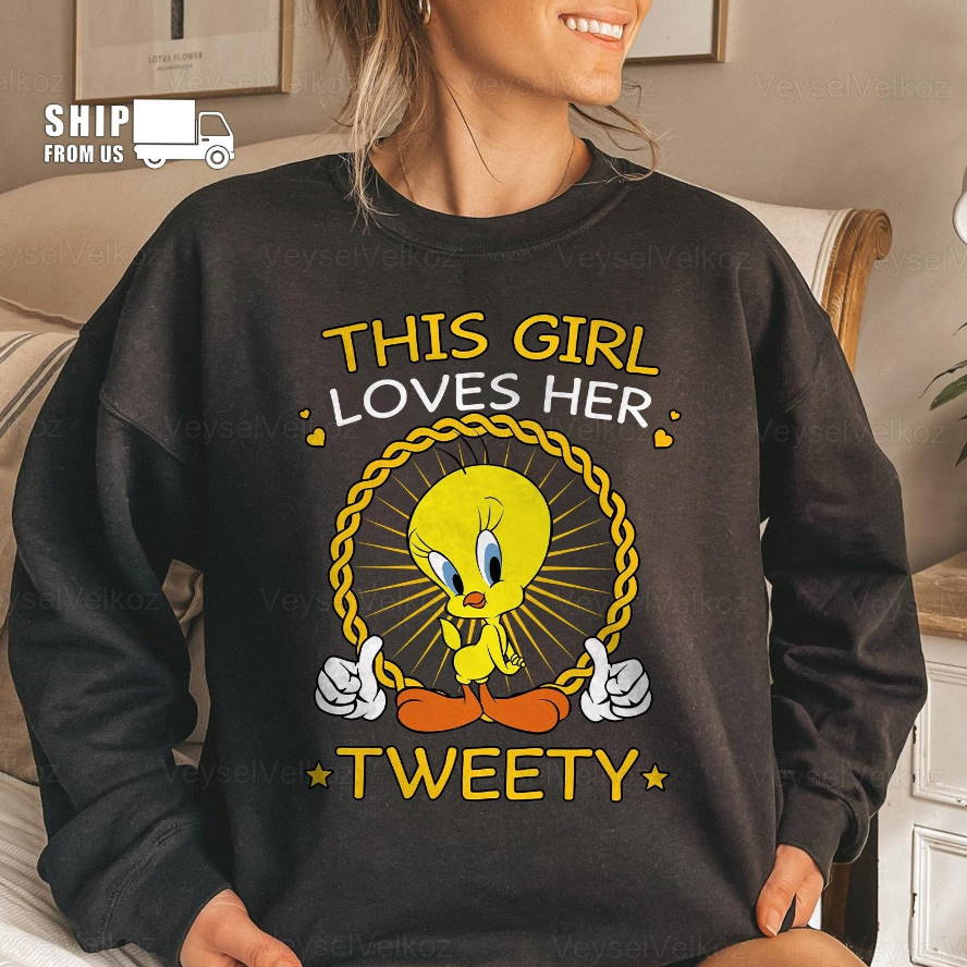 Cute Cartoons Tweety Hoodie T Shirt