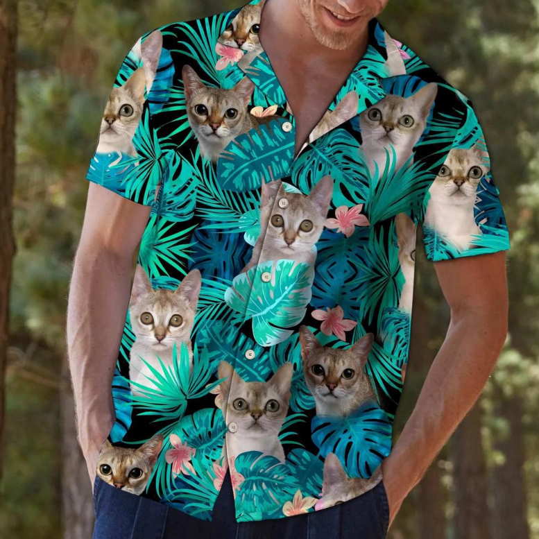 Cute Cat Hawaiian Shirt