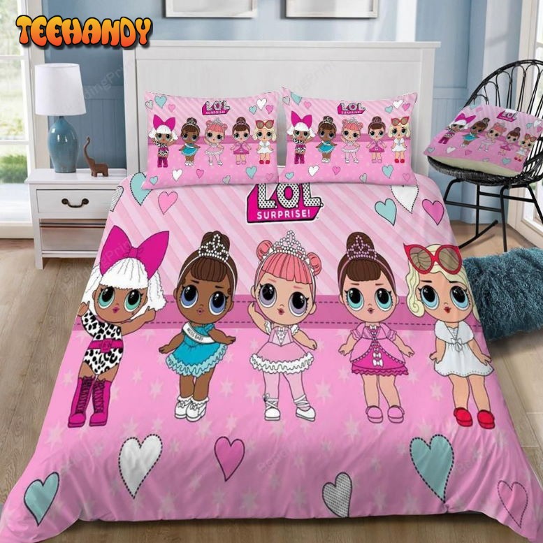 Cute Pink L.O.L Surprise Bedding Set