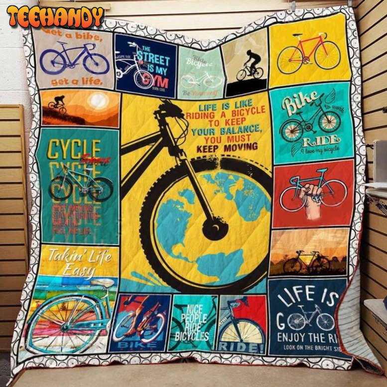 Cycling Get Bike 3D Quilt Blanket