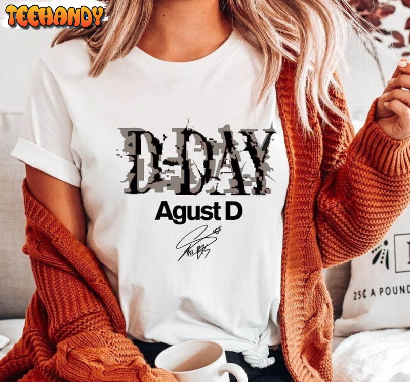 D Day Album Trendy Shirt, Agust D World Tour Unisex T Shirt Hoodie