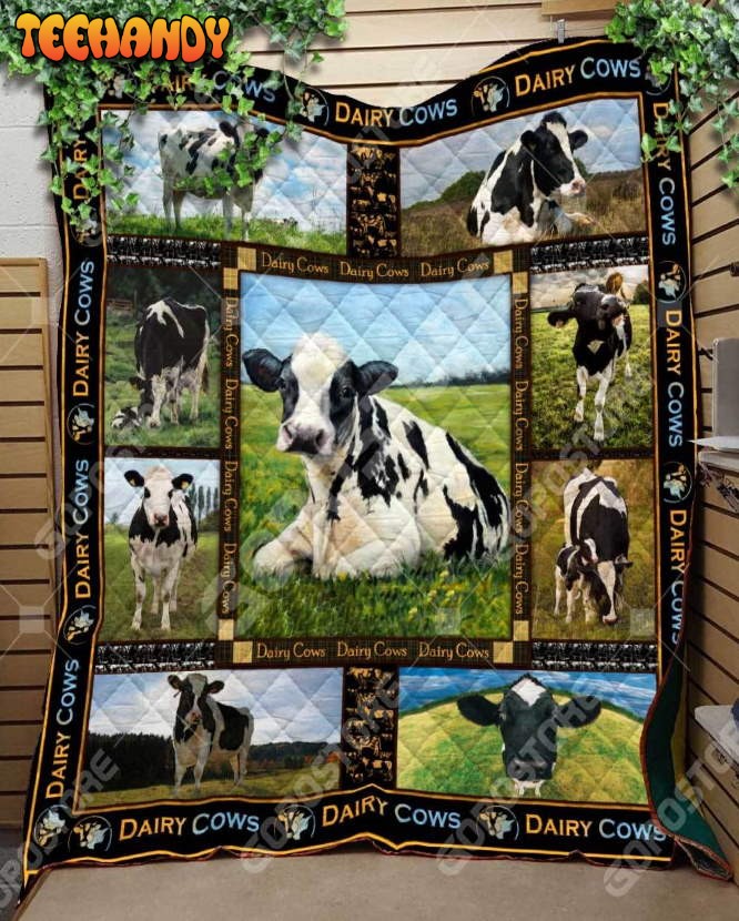 Dairy Cows Like 3D Customized Quilt Blanket