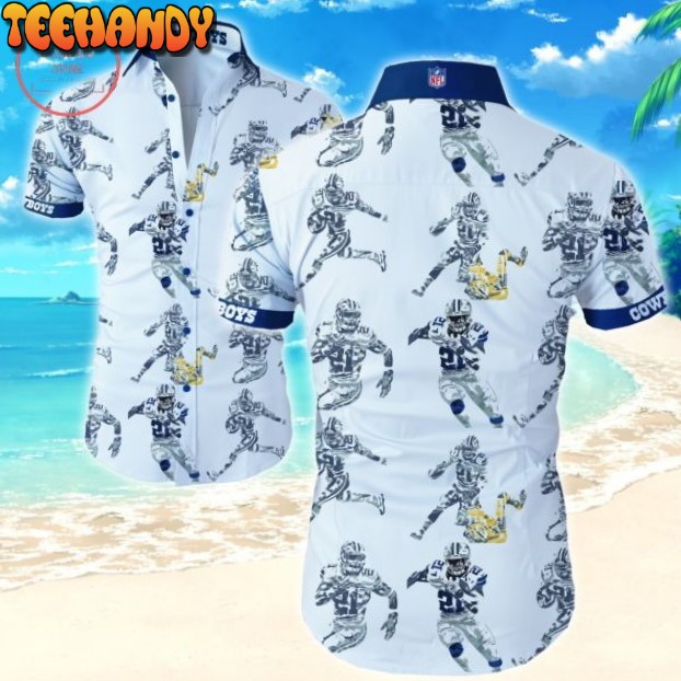 Dallas Cowboys Elliott 21 Hawaiian shirts