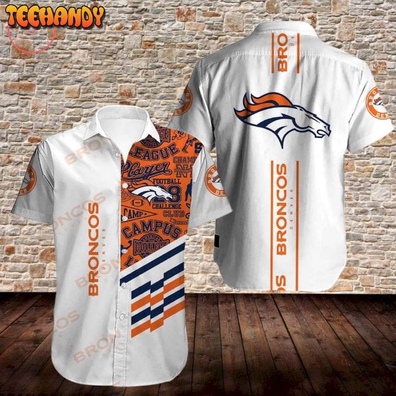 Denver Broncos Hawaiian Shirt