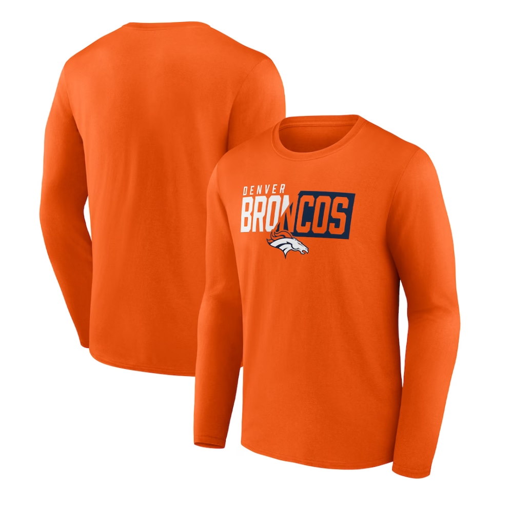 Denver Broncos One Two Long Sleeve T-Shirt