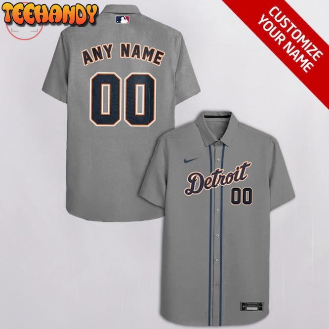 Detroit Tigers MLB Customized Hawaiian Shirt