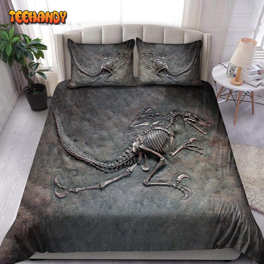 Dinosaur Fossil Art Bedding Set