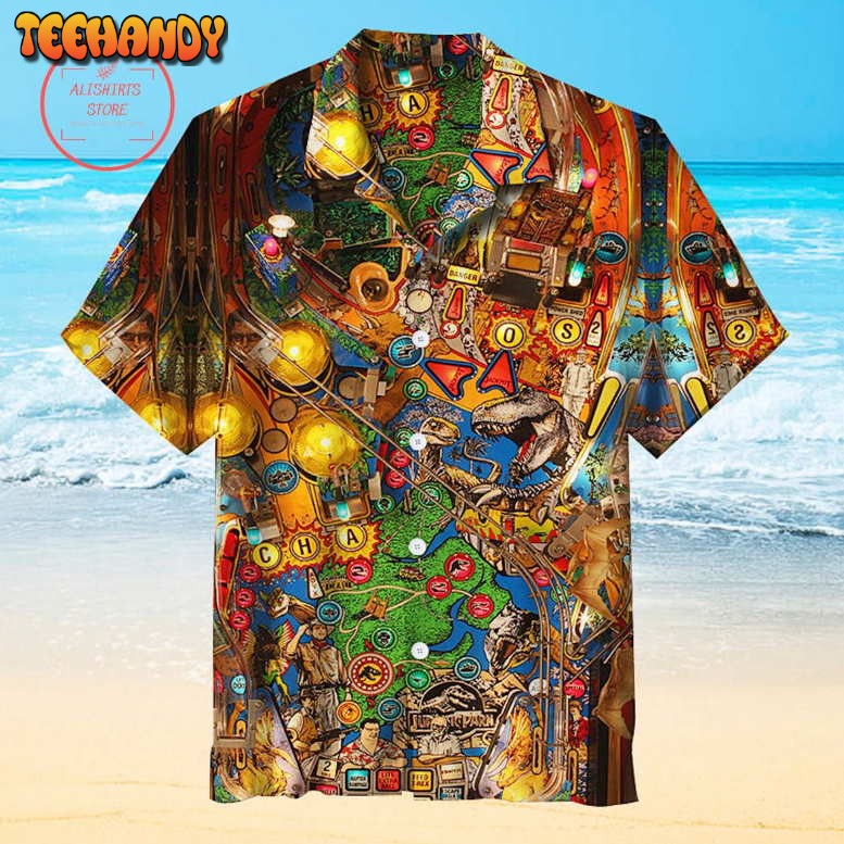 Dinosaur Park Pinball Hawaiian Shirt