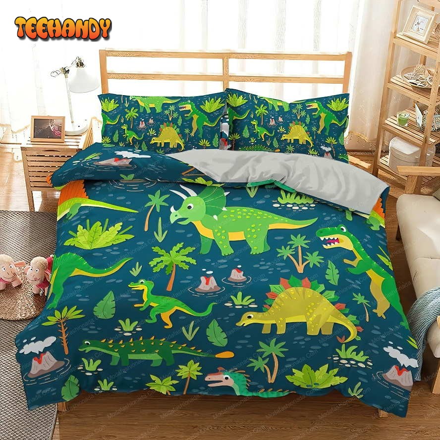 Dinosaur Pattern 3D Animal Bedding Set