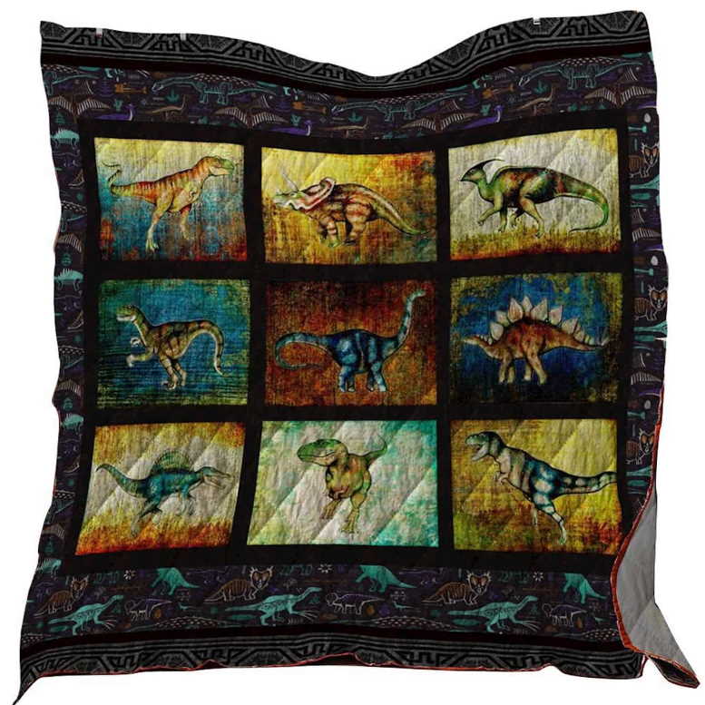 Dinosaur Washable 3D Customized Quilt Blanket