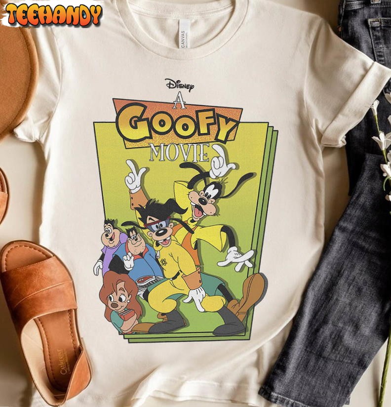 Disney A Goofy Movie Max Powerline Dance Logo Shirt