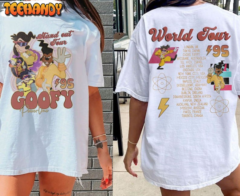 Disney A Goofy Movie Powerline Stand Out Tour 95 Unisex T Shirt Hoodie