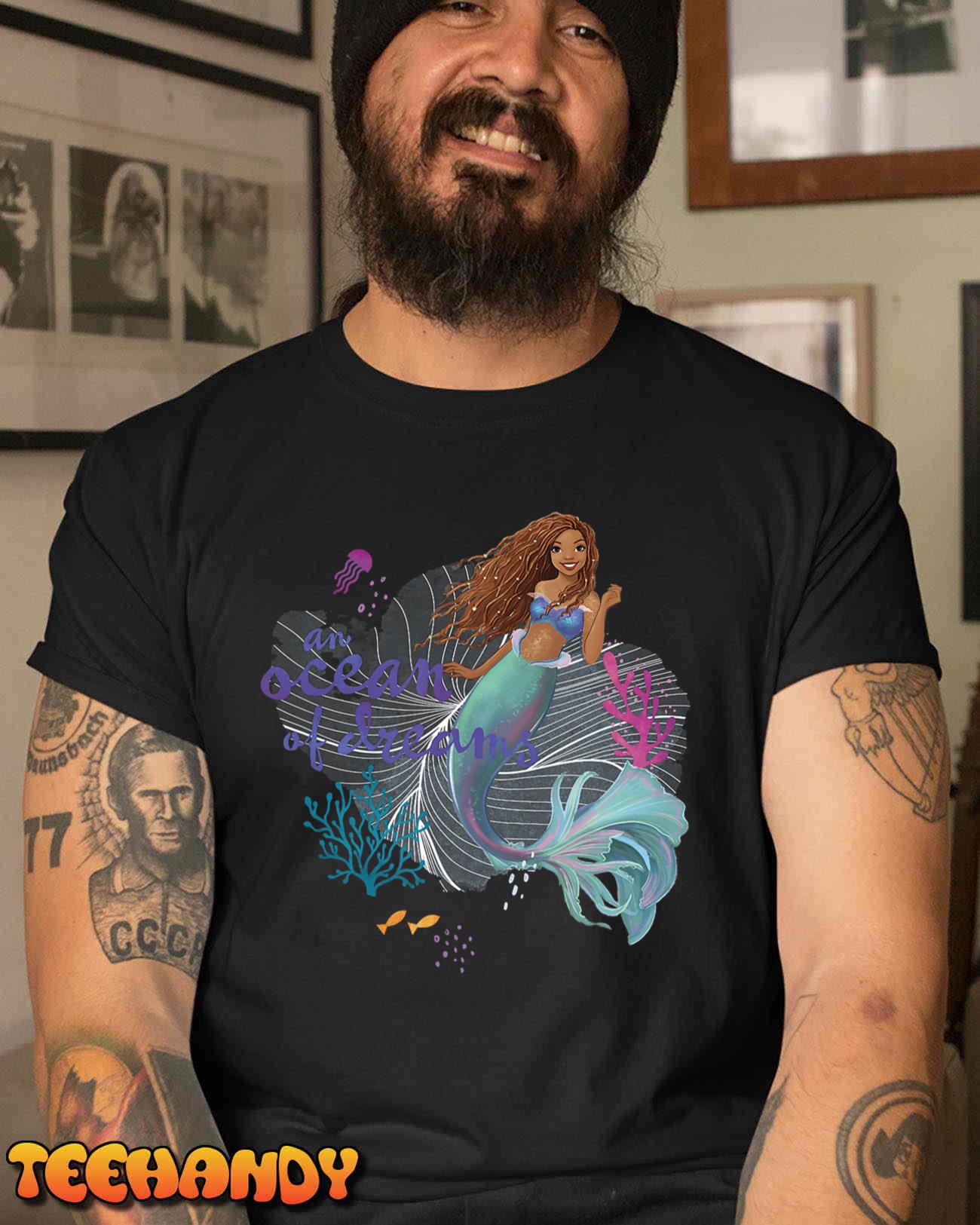 Disney The Little Mermaid Ocean Of Dreams Ariel Portrait T-Shirt