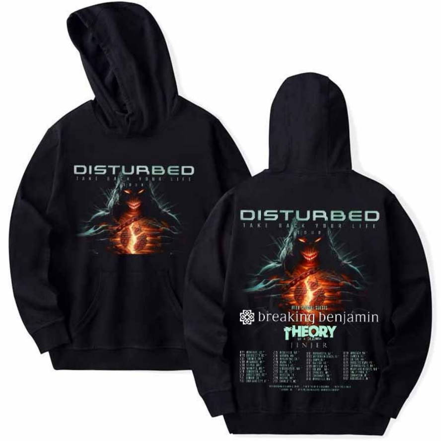 Disturbed Take Back Your Live 2023 Tour 2 Sides Shirt, Disturbed Tour Concert T-shirt