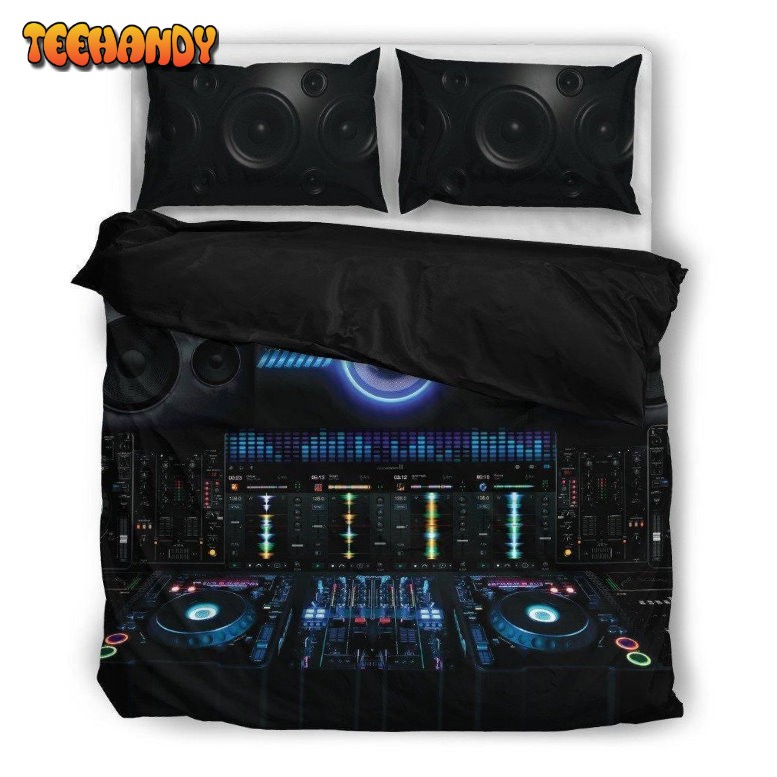 DJ Music Themed Bedding Set