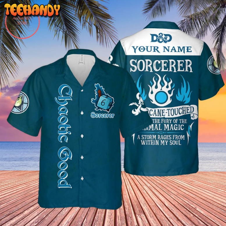 DnD Chaotic Good Sorcerer Custom Hawaiian Shirt