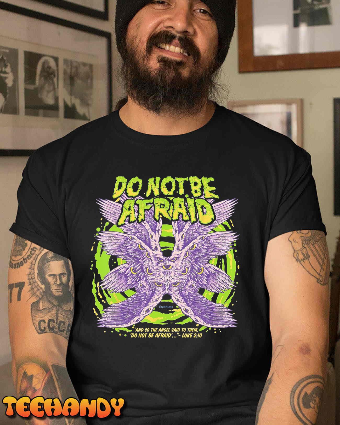 Do Not Be Afraid Realistic Angel T-Shirt