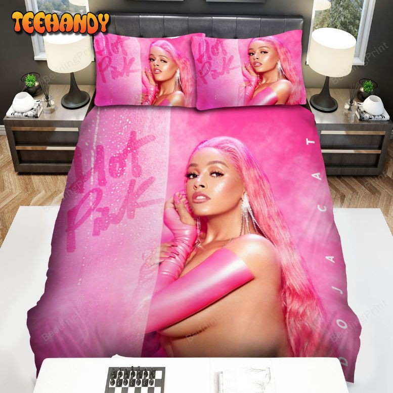 Doja Cat Hot Pink Album Art Cover Bedding Set