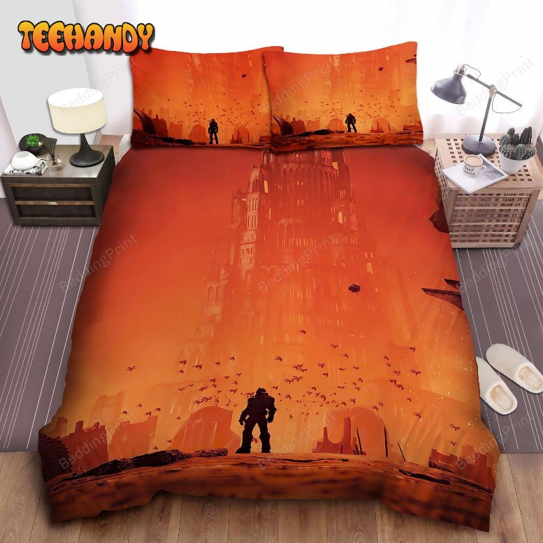 Doom Guy Standing Alone Duvet Cover Bedding Set