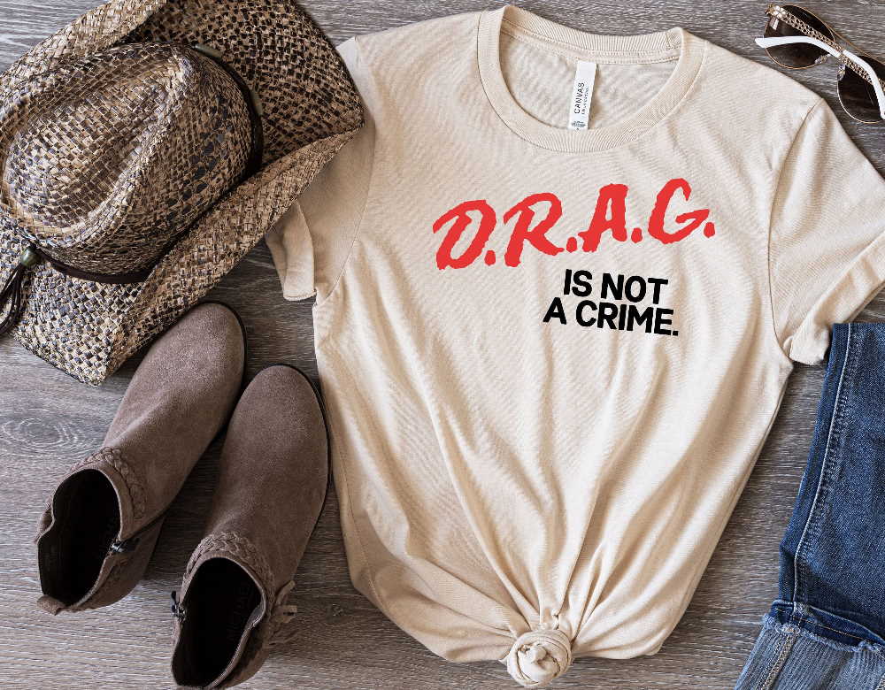 Drag is not a Crime Shirt, Drag Queen Drag Fan Shirt