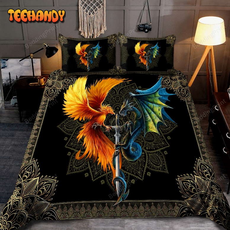 Dragon &amp Phoenix Duvet Cover Bedding Set