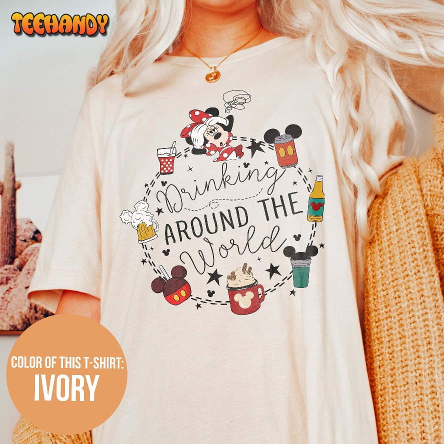 Drinking Around The World Comfort Color T-shirts, Mickey Drinking Team Shirt