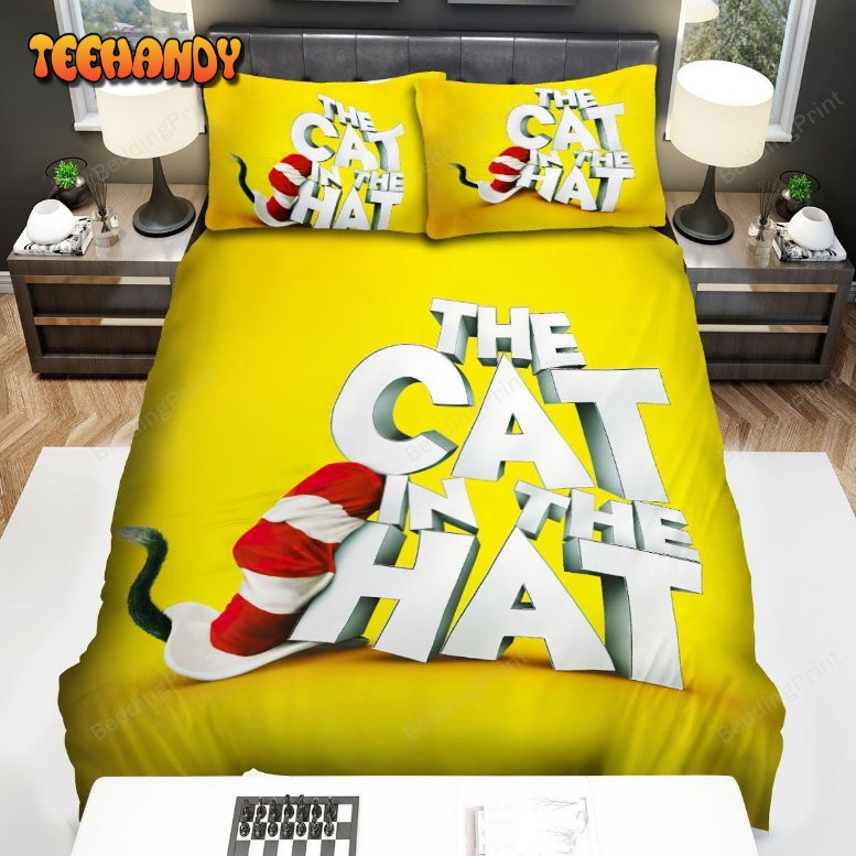 Dr.Seuss The Cat In The Hat Duvet Cover Bedding Set