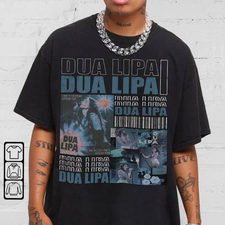 Dua Lipa Streetwear Gifts Shirt Hip Hop 90s Vintage Retro Graphic T-Shirt