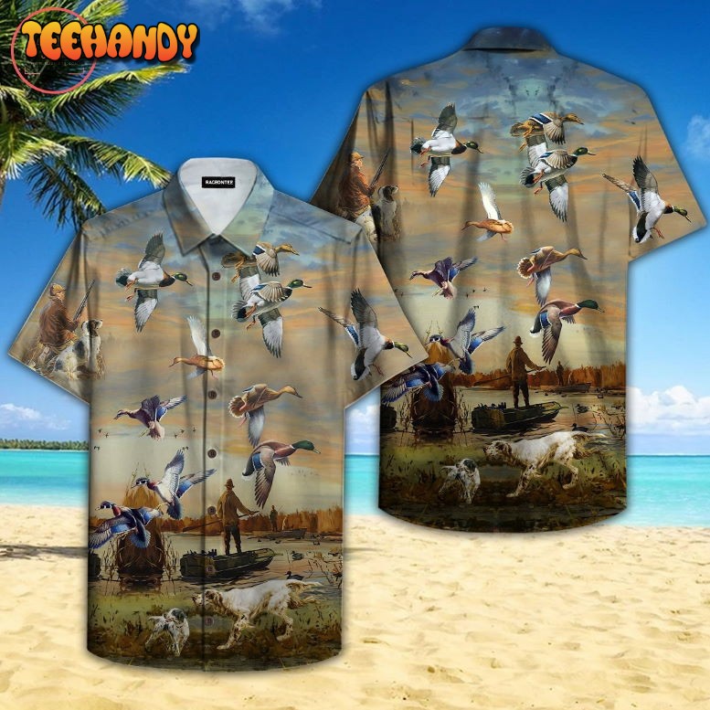 Duck Hunting Hawaiian Shirt