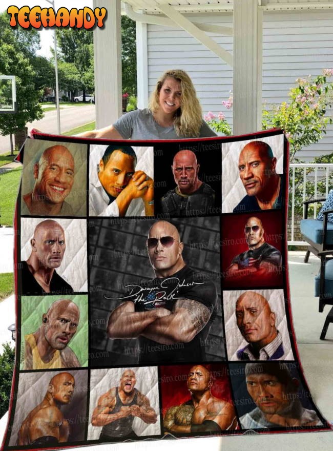 Dwayne Johnson 3D Quilt Blanket