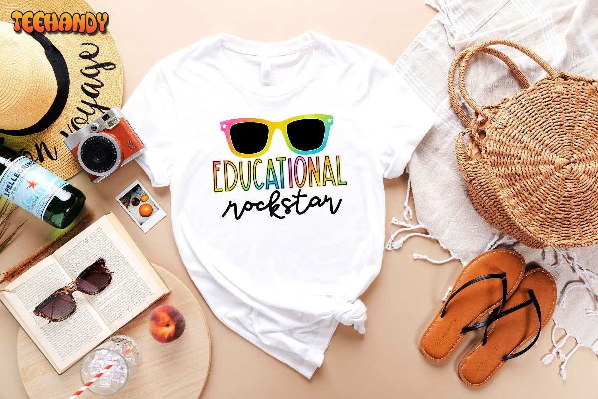 Educational Rockstar Rock Star Teacher Shirt, Back To School Shirt