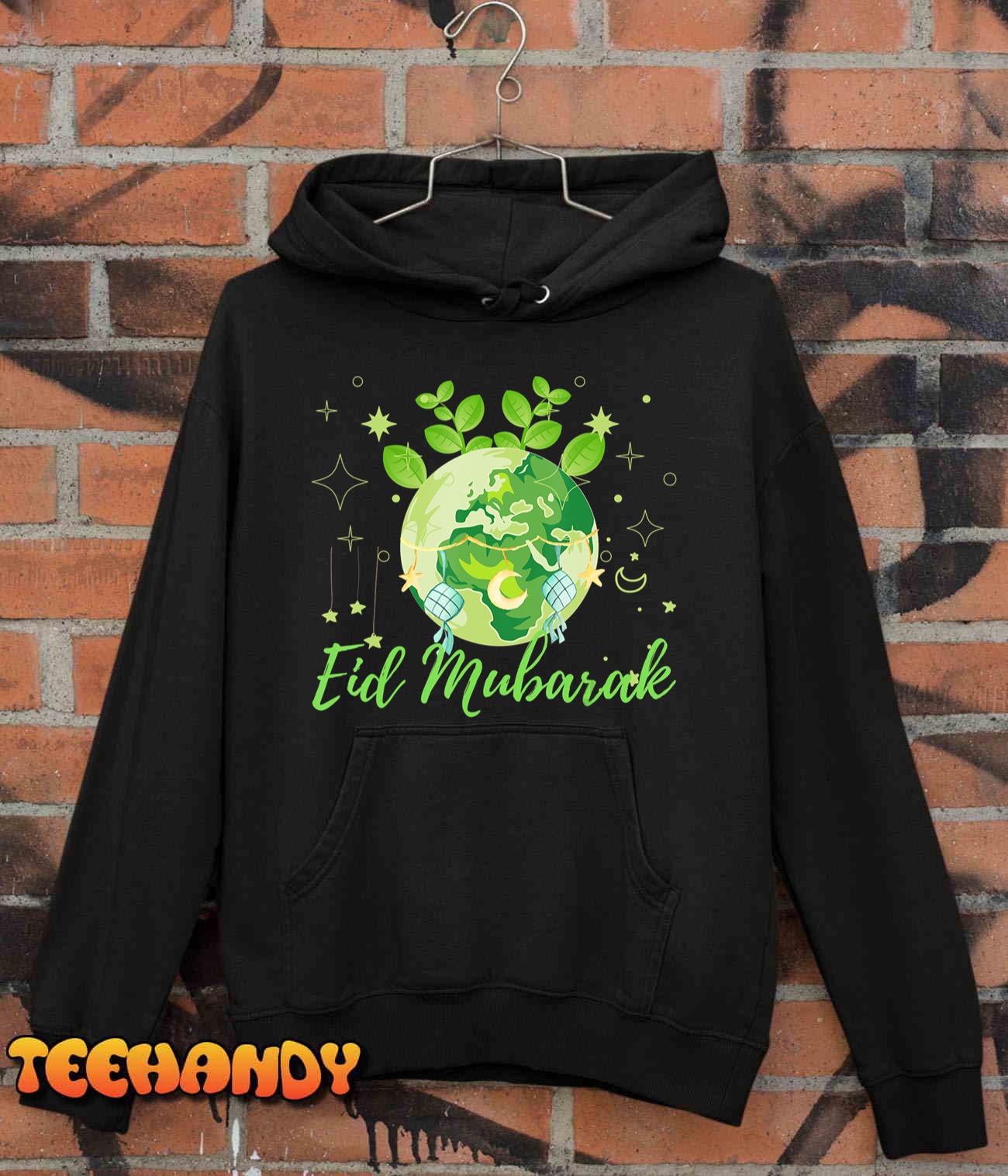 Eid Mubarak Earth Day Design T-Shirt