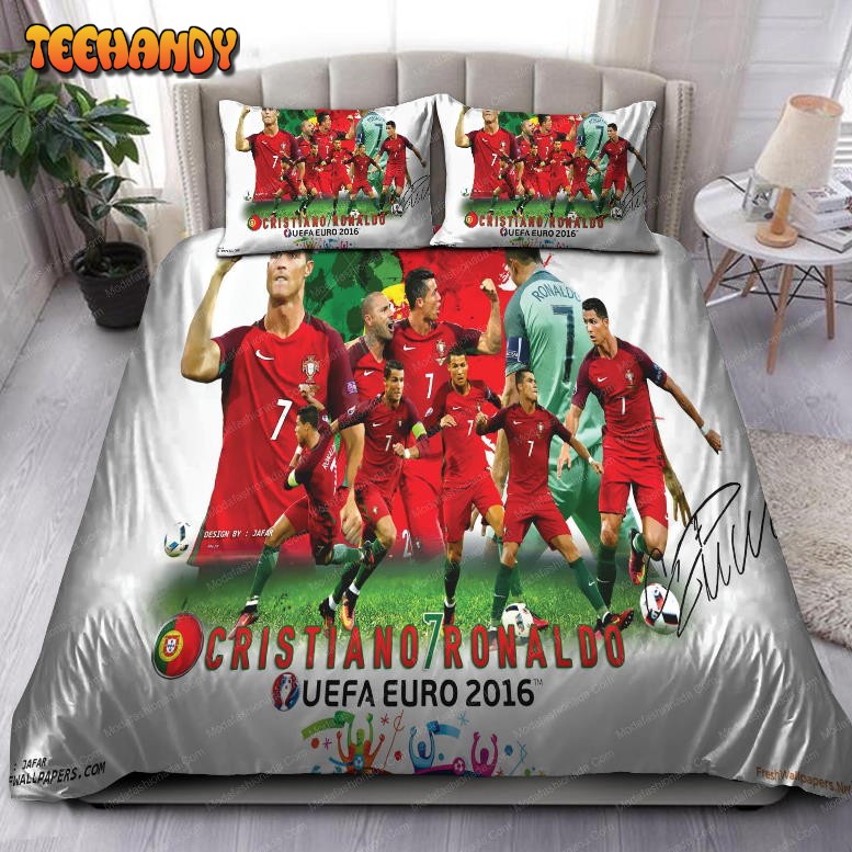 Euro 2016 Cristiano Ronaldo Portugal 48 Bedding Set