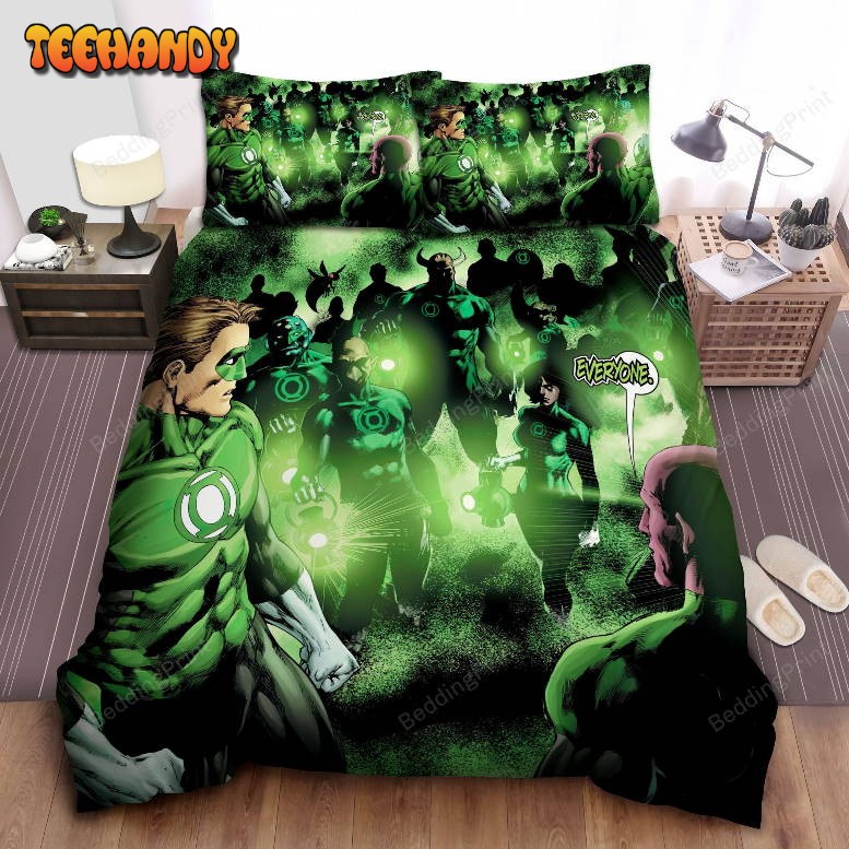 Everyone Of The Green Lantern Corps Bedding Set