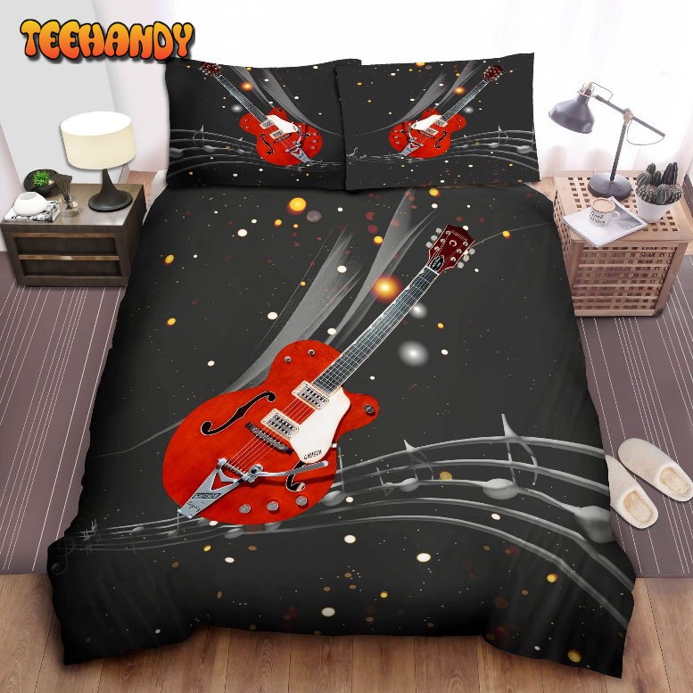 Exclusive 3d Guitar Bedding Set