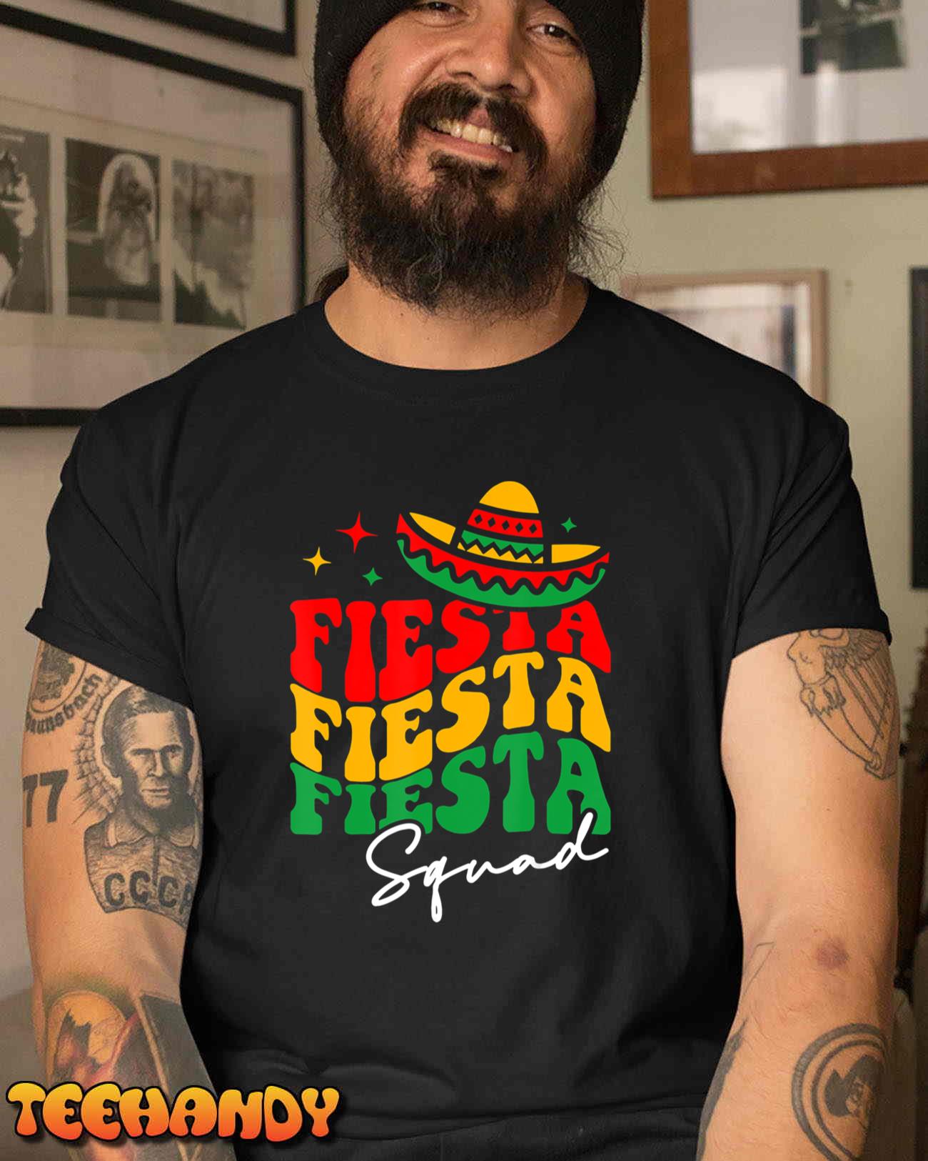 Fiesta Squad Cinco De Mayo Mexican Party T-Shirt