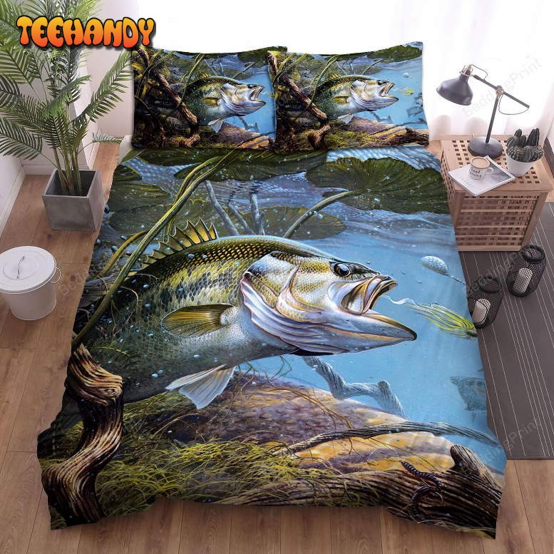 Fish Opening The Mouth Bedding Set