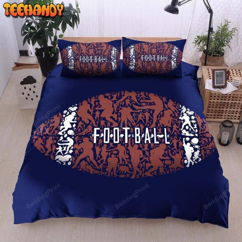 Football Bed Sheets Spread Duvet Cover Bedding Sets